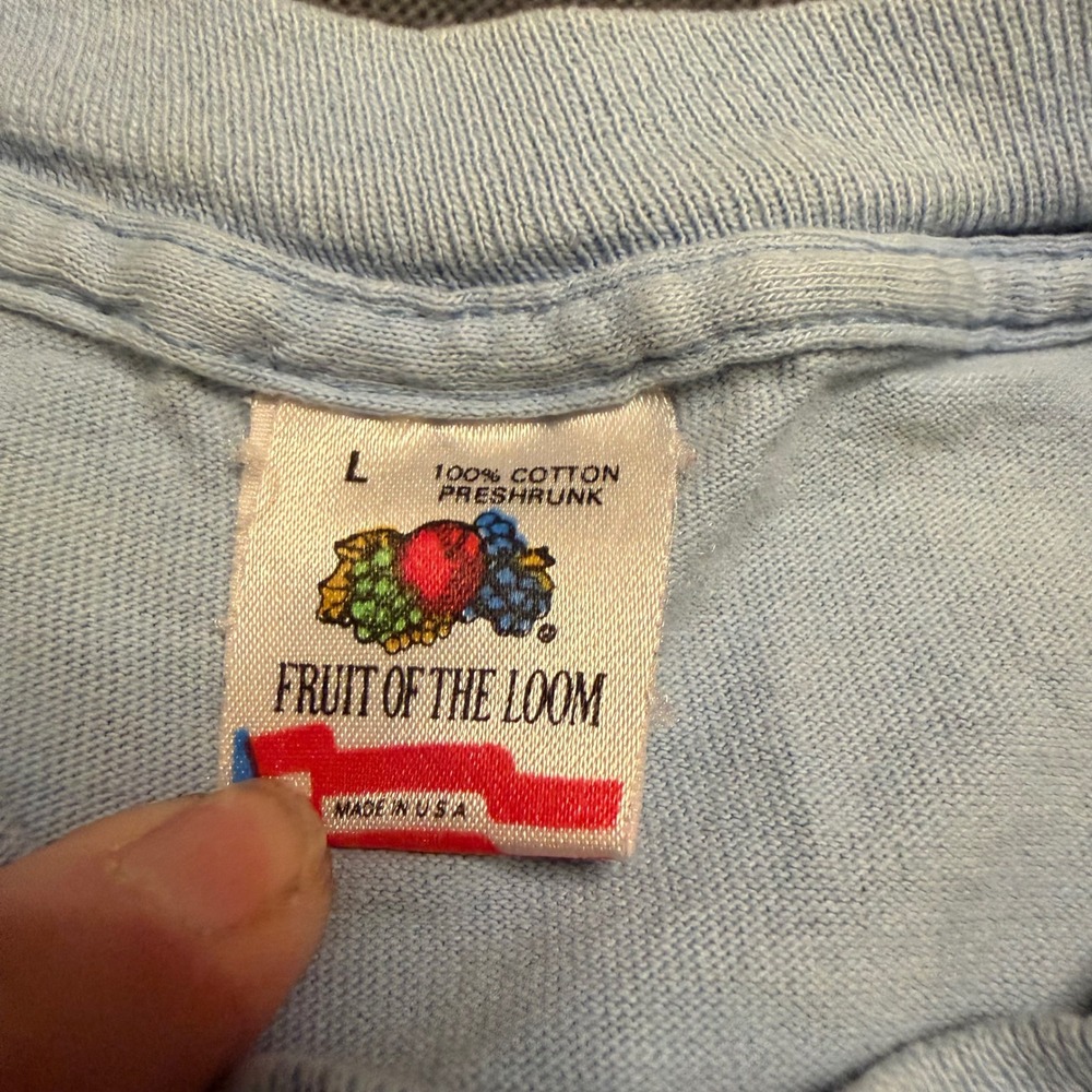 Vintage 1990 Heart o Dixie Triathlon Shirt Mountain Dew Pizza Hut Fruit of Loom - Picture 3 of 5
